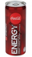 Էներգետիկ գազավորված ըմպելիք  Կոկա Կոլա թ/տ  250մլ 
