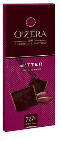 Շոկոլադե սալիկ O Zera BITTER 77.7%  «Յաշկինո» 90գ