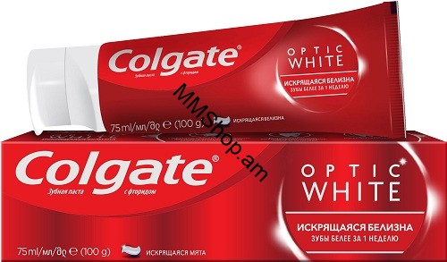 Ատամի մածուկ Colgate Total  սպիտակեցում 1 շաբաթում 75մլ 