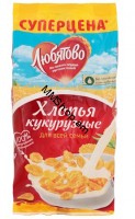 Եգիպտացորենի փաթիլներ 300գ  «Любятово» 