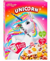 Պատրաստի նախաճաշ օղակներ մրգային համով  «UNICORN» 195գ