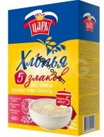 Փաթիլներ 5 հացահատիկ «Царь» 400գ