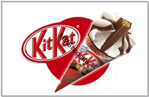 Պաղպաղակ KitKat կոն #