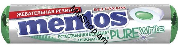 Ծամոն Մենթոս Pure Fresh փոքր  նուրբ անանուխի համով