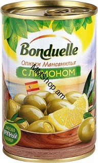 Զեյթուն կանաչ լց. լիմոնով  ԲՈՆԴՈՒԵԼ թ/տ 260գ