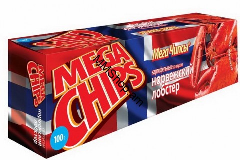 Չիպս  «MEGA CHIPS» 100գ