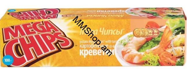 Չիպս  «MEGA CHIPS» 100գ