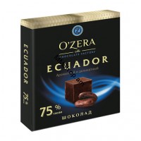 Շոկոլադե սալիկ OZERA դառը 75%90գ