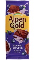Շոկոլադ «Ալպեն Գոլդ» սև հաղաջի լցոնով  90գ