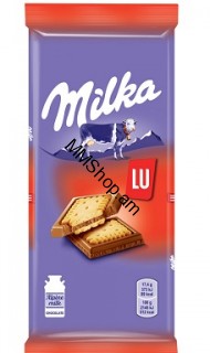 Կաթնային շոկոլադ  «Milka» թխվածքաբլիթով 87գ