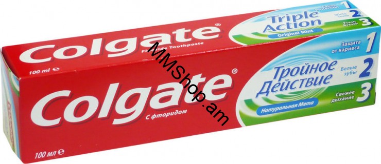 Ատամի մածուկ Colgate եռակի ազդեցություն 100մլ #
