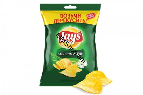 Չիպս ԼԵՅՍ  կանաչ սոխով 50գ 