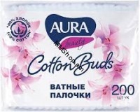 Բամբակյա փայտիկներ  <<AURA>> 200հ
