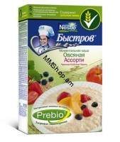 Վարսակի շիլա մրգային 6հ 240գ «Nestie» # #