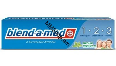 Ատամի մածուկ Blend-A-Med 1 2 3 50մլ #