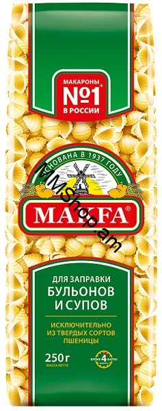 Մակարոն խխունջիկներ  «MAKFA» 250գ