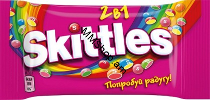 Կոնֆետներ Skittles ազնվամորու և կիտրոնի 38գ 