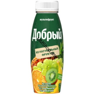 Հյութ  մուլտիմրգային  «Դոբրի» պլ.0.3մլ
