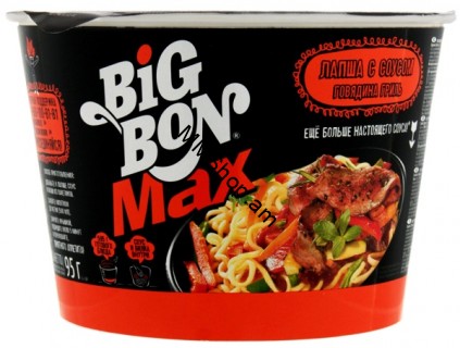 Պատրատի նախաճաշ լապշա MAX 95գ ափսե «BIG BON»