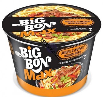 Պատրատի նախաճաշ լապշա MAX 95գ ափսե «BIG BON»