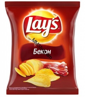 Չիպս ԼԵՅՍ բեկոնի համով  90գ 