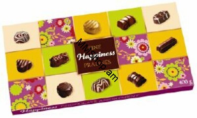 Շոկոլադե կոնֆետներ Happiness Fine Pralines 400g