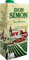 Սպիտակ չոր գինի <<DON Simon>> 1լ