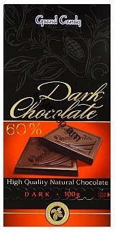 Շոկոլադե սալիկ Դարկ շոկոլադ Գ/Ք 60% #