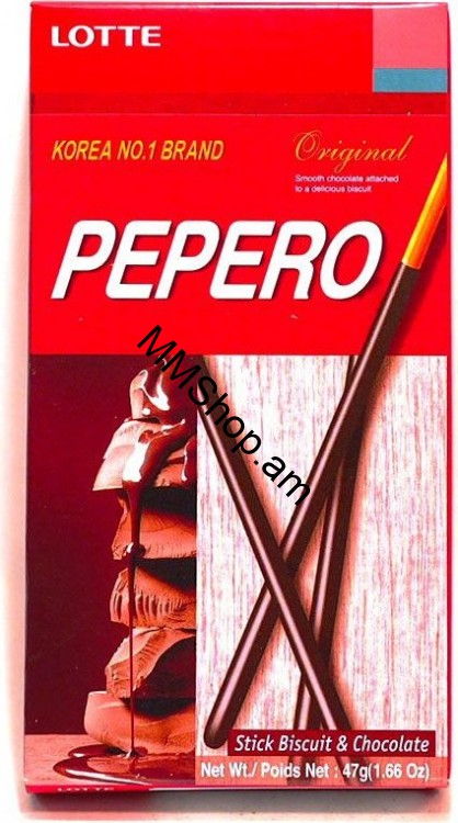 Շոկոլադապատ ձողիկներ <<Pepero>> 47գ