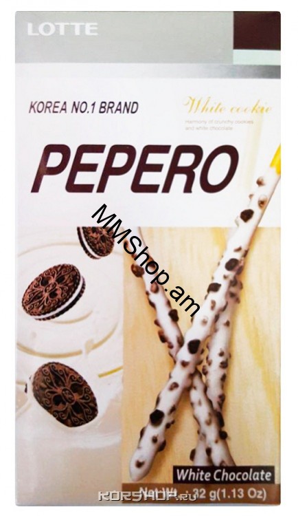 Ձողիկներ կաթնային շոկ. թխվածքաբլիթի փշուրներով <<Pepero>> 32գ