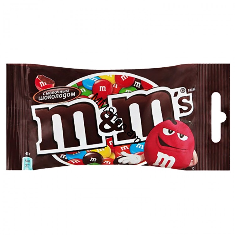Շոկոլադ M&MS շոկոլադե 45գ #