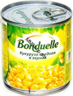 Պահածոացված եգիպտացորեն ԲՈՆԴՈՒԵԼ թ/տ 212գ