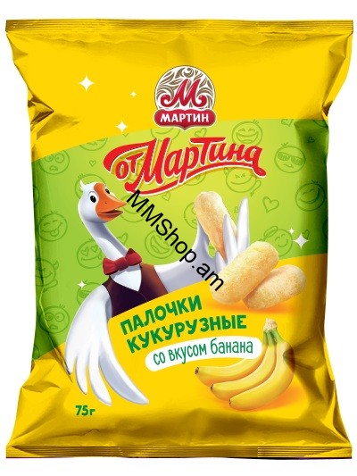 Եգիպտացորենի քաղցր ձողիկներ «ОТ Мартин»
