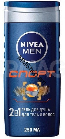 Լոգանքի գել Nivea Men «Սպորտ» 81078 250ml 