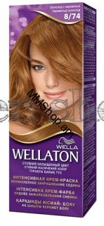 Մազի ներկ WELLATON 8/74 Шоколад с карамелью