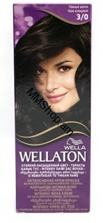 Մազի ներկ WELLATON 3/0 Темный шатен