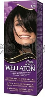 Մազի ներկ WELLATON 2/0 Черный кара
