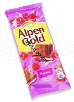 Շոկոլադ «Ալպեն Գոլդ» ազնվամորու  լցոնով  85գ