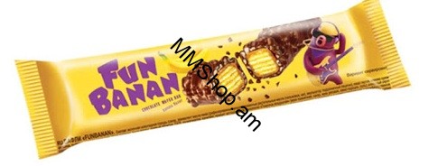 Վաֆլի շոկոլադապատ  «Fun Banan» 35գ