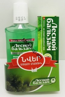 Ատամի մածուկ <<Лесной бальзам>> +ողողիչ 