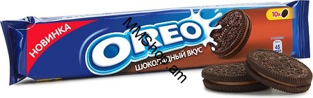 Թխվածքաբլիթ «OREO» շոկ. միջուկով 95գ 