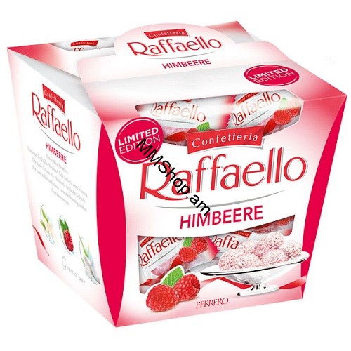 Կոնֆետներ <<Raffaello>> ազնվամորու համով 150գ 