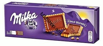 Թխվածքաբլիթ շոկոլադով <<MILKA>> տուփով 150գ