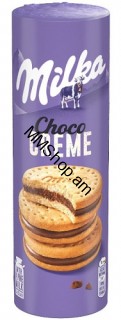 Թխվածքաբլիթ սենդվիչ <<MILKA>> տուփով 260գ