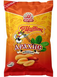 Բոված գետնանուշ առանց պատիճի 100գ «ОТ Мартин»