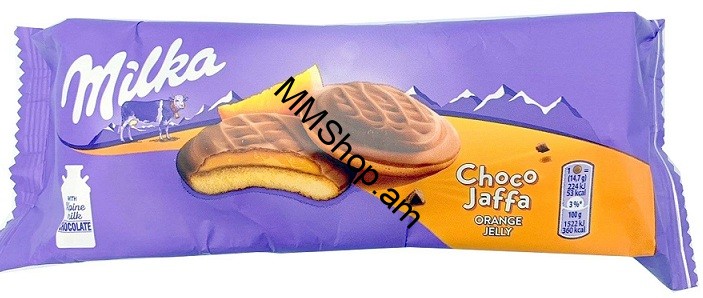 Թխվածքաբլիթ  միջուկով choco Jaffa«Milka»  135գ