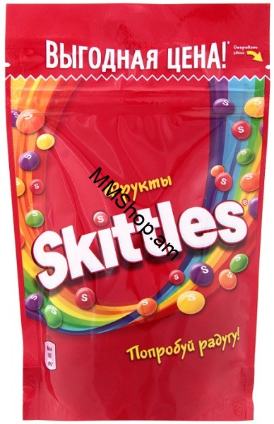 Կոնֆետներ Skittles մրգային 100գ 