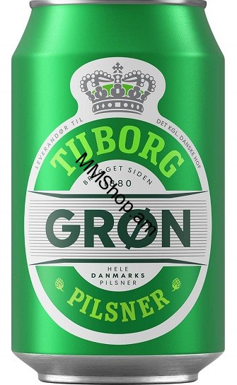 Գարեջուր TUBORG Green թ/տ 0.33մլ