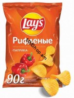 Չիպս  ձևավոր ԼԵՅՍ պապրիկա  90գ 