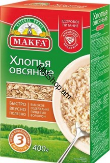 Վարսակի փաթիլներ թեփով  /Makfa/ 400գ